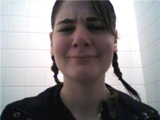 dans les chiottes...